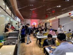  八佰伴人气美食城堂吃外卖档口火爆招商